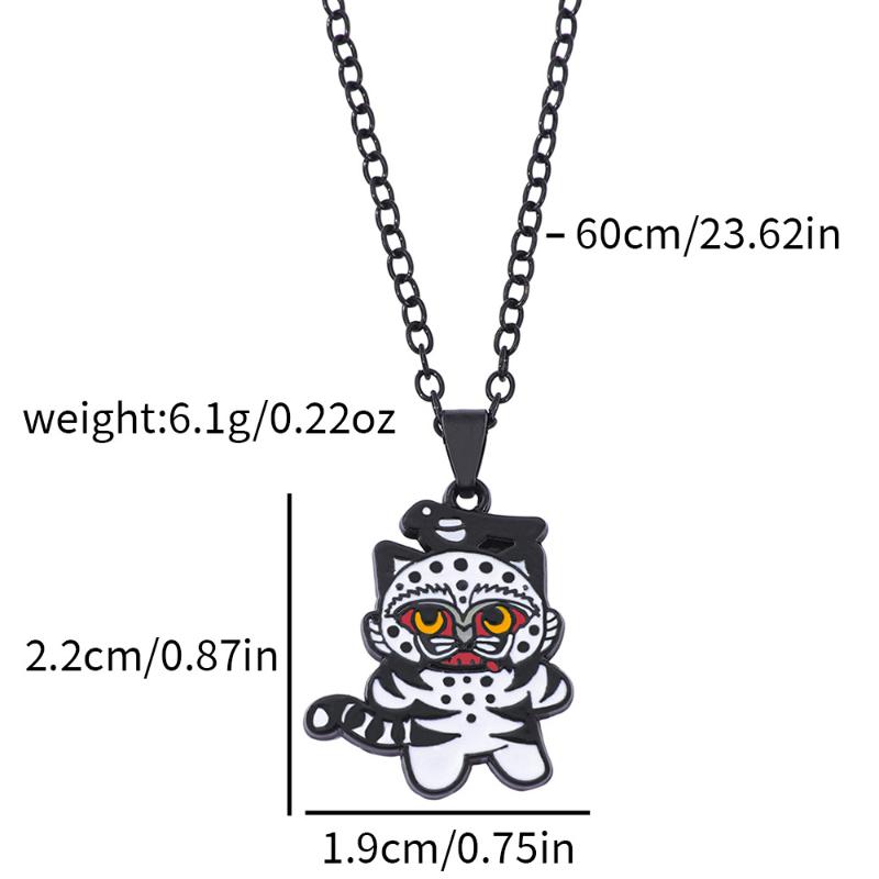 Colar com Pingente de Personagem de Desenho Animado Caçadores de Demônios K-Pop Acessórios de Joalheria Presente