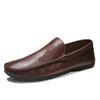 2025 Autumn NEW Men's Loafers Comfortable Flat Casual Shoes Men Breathable Moccasins Slip-On Soft Leather Driving Shoes