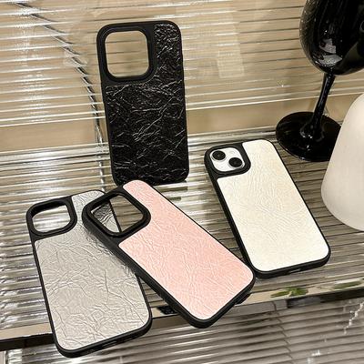 Simple and High-end Mobile Phone Case for IPhone17promax Leather Light Luxury for Apple 16plus Men and Women Hard