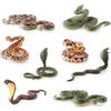 Realistic Snake Model Static Desk Ornament For Reptile Enthusiasts