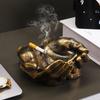 Creative Hand-Shaped Ashtray for Home Office Desktop Decorative Use Unique Sculpture Design Durable Material Suitable for Living Room and Office