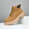 Men's Retro High-Top Martin Boots - Thick Sole, Comfortable, Casual Workwear for Autumn/Winter