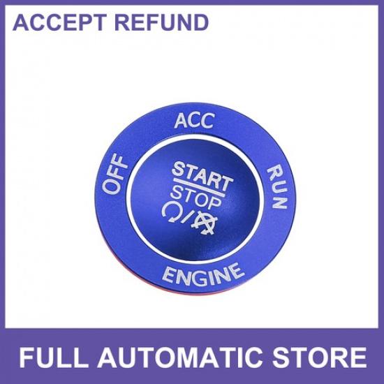 

Engine Start Stop Button Cover Kit Push Start Button Sticker for Dodge Charger