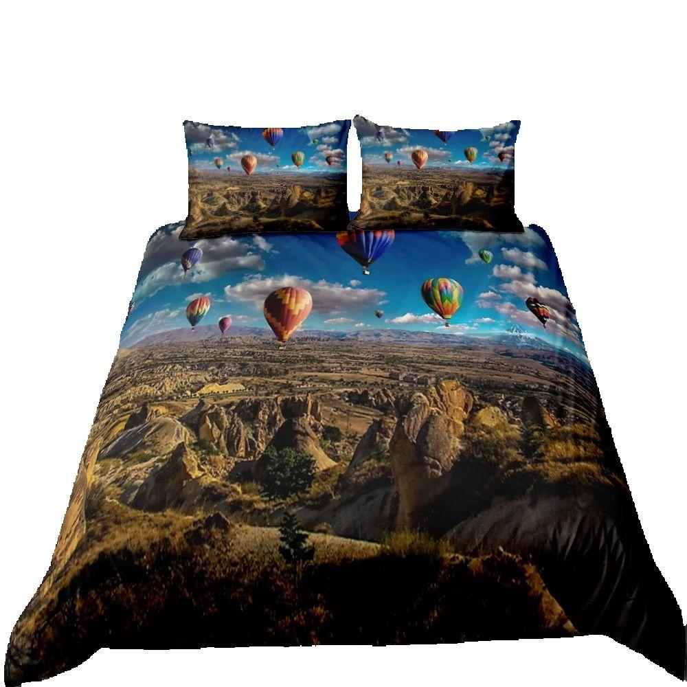 Comforter City Skyline Uk Single Double Queen Us Twin Full King Size Pkm Set