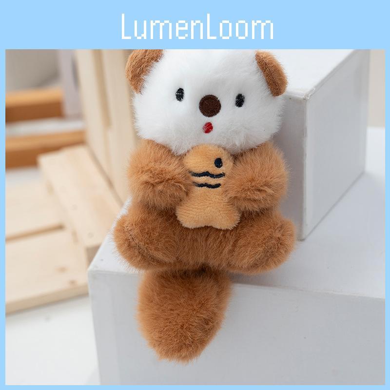 Sea Otter Soft Plushie With Long Fur Pp Cotton Filling Stuffed Animal Kids For