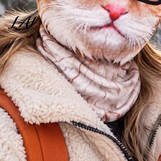 Outdoor Sports Headwear for Winter Velvet Funny Face Mask Full Protection Warm Windproof Balaclava Balaclava Men Women Breathable Skin Friendly Head
