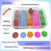 Nail Art Sanding Kit: 200-Piece Set with Mandrel for Shaping, Cuticle & Callus Removal, and Polishing