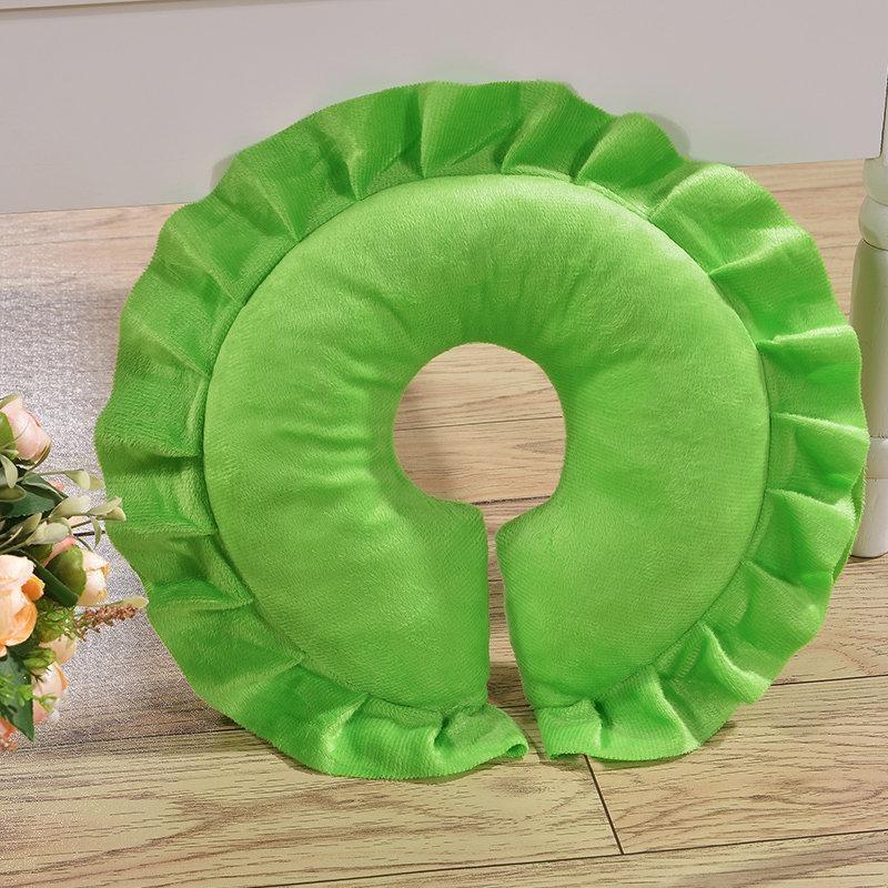 U Shape Face Cradle Pillow Removable Washable Flannel Massage Table Headrest Cushion For Beauty Salon Spa Bed
