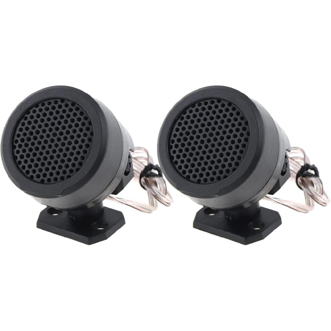 2pcs Dome Tweeters, 12V 500W High Efficiency Car Stereo Speakers, TP-006A Mini Dome Tweeter Speakers for Car Audio System Accessories