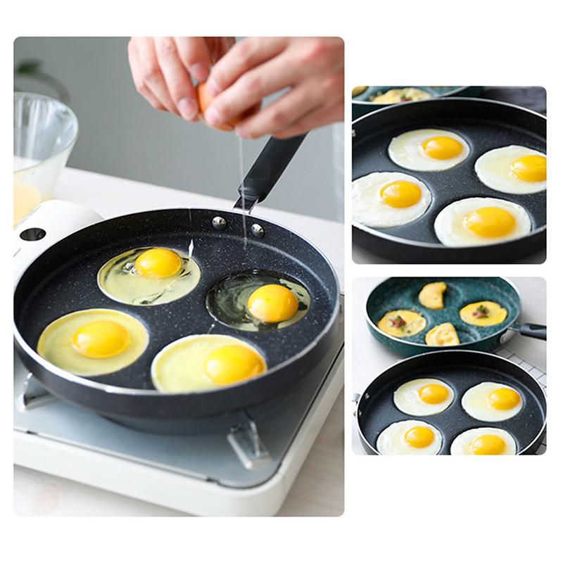 4/7 Holes Frying Pan Non Stick Fried Eggs Cooking Pan Burger Mold Household Kitchen Cookware Non Stick Frying Pan