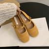 Fashion Flat Shoes for Women 2025 Spring and Autumn Round Toe Shallow Mouth New Retro Casual Mary Jane Women's Shoes Loafers