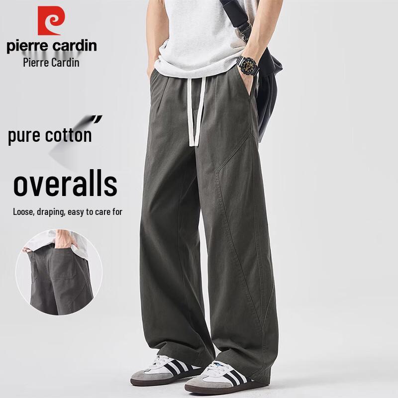 

Pierre Cardin Men s Summer Cotton Loose Straight Leg Cargo Pants XL