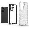 Shockproof Transparent Case For Xiaomi Poco X7 Pro Honeycomb Armor Full Back Case For Poco X7 Pro Case Cover For Poco X7 Pro 5G