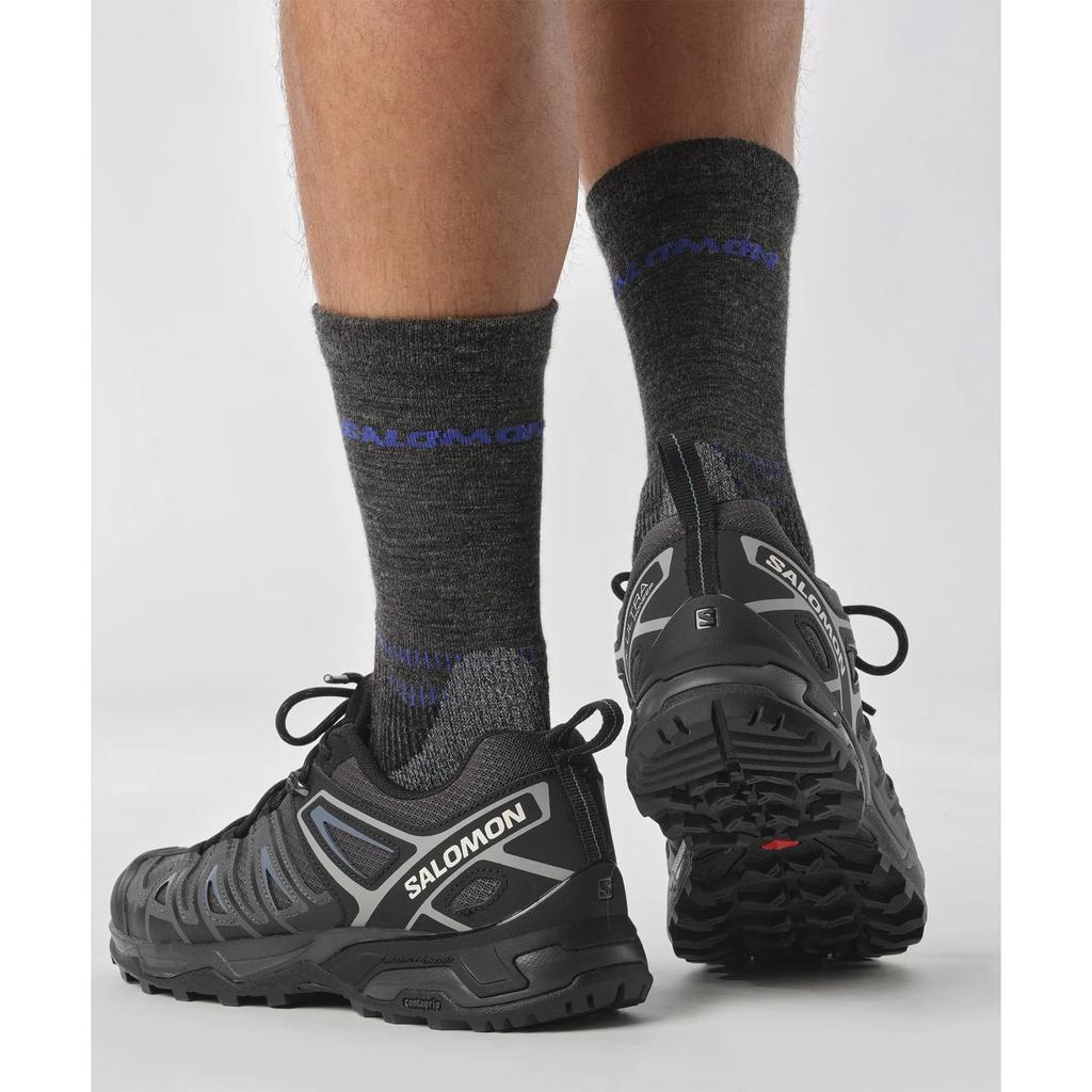 Salomon Shoes X ULTRA PIONEER AERO L47197200 Ashes cm Hiking/Trekking Men's Black/Ebony/Blue 26.0