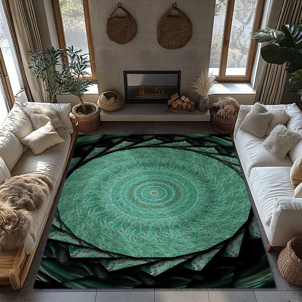Unique Area Rugs Modern Abstract Carpet Living Room Decor Floor Mats Washable Home Accent Rugs Non Slip Indoor Outdoor Mats