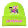 Peripheral Knitted Hat Curled Wool Hat Printed Doudou Hat Outdoor Cold Hat Adult