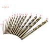 Hex Shank for Titanium Plated HSS Hand Screw Thread Metric Tap Drill Bits M35Polished Hole For Wood Milling Cutter Drill