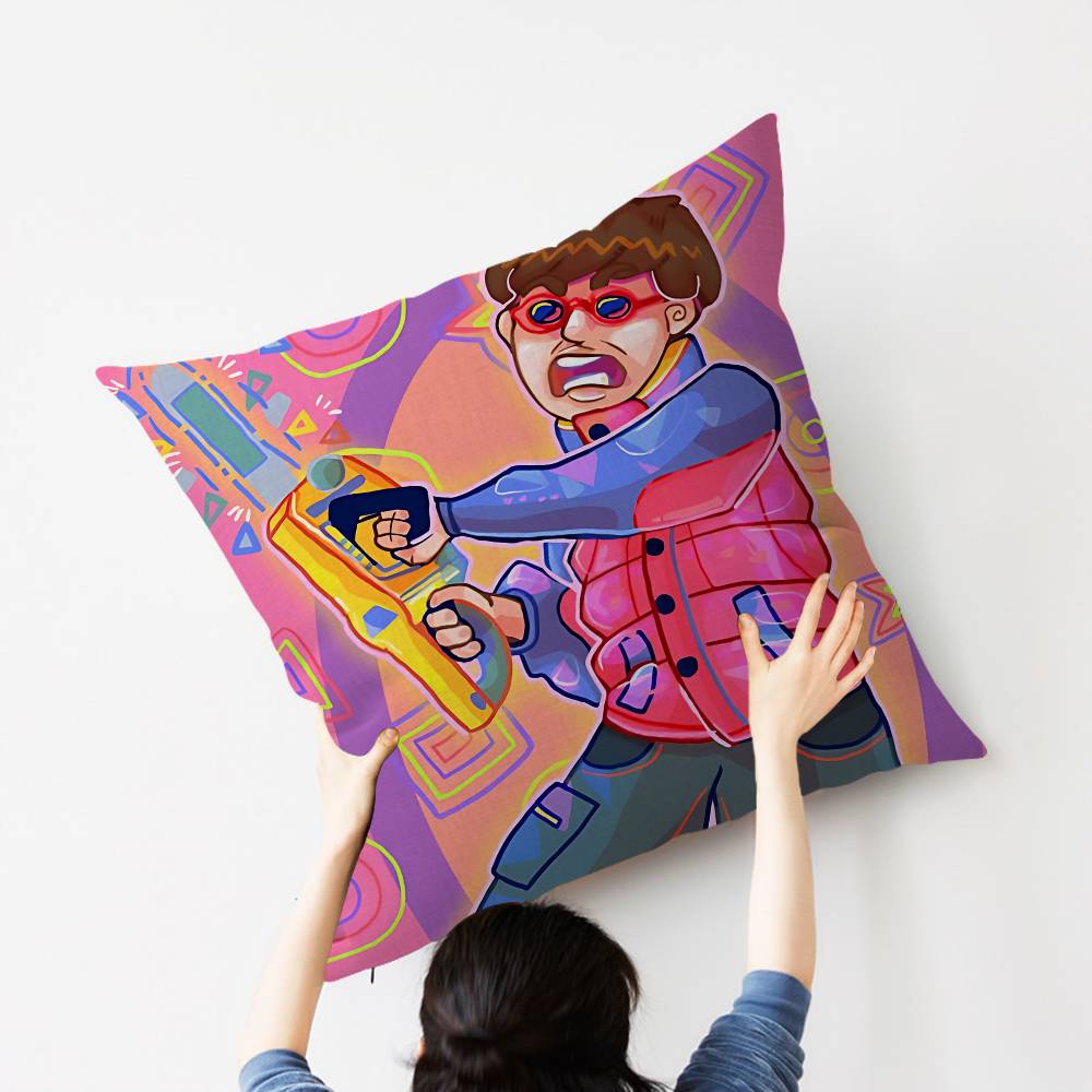 Singer Oliver Tree Nickell Pillow Cushion Cover Pillowcase Living Room Sofa Home Decor Customized