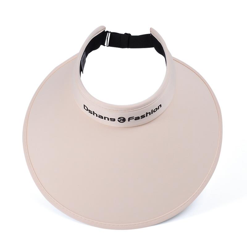 8465 Sommer-Schirmmütze mit Ventilator für Damen, Outdoor-Sonnenschutz, leere Oberseite, vielseitiger Mode-Sonnenschutz