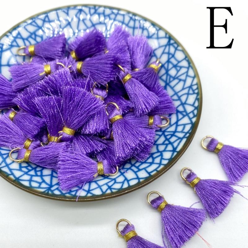 100-10pcs Polyester Trim Fringe Tassel Sewing Curtains Accessories DIY Keychain Cellphone Straps Pendant Tassels Jewelry Making
