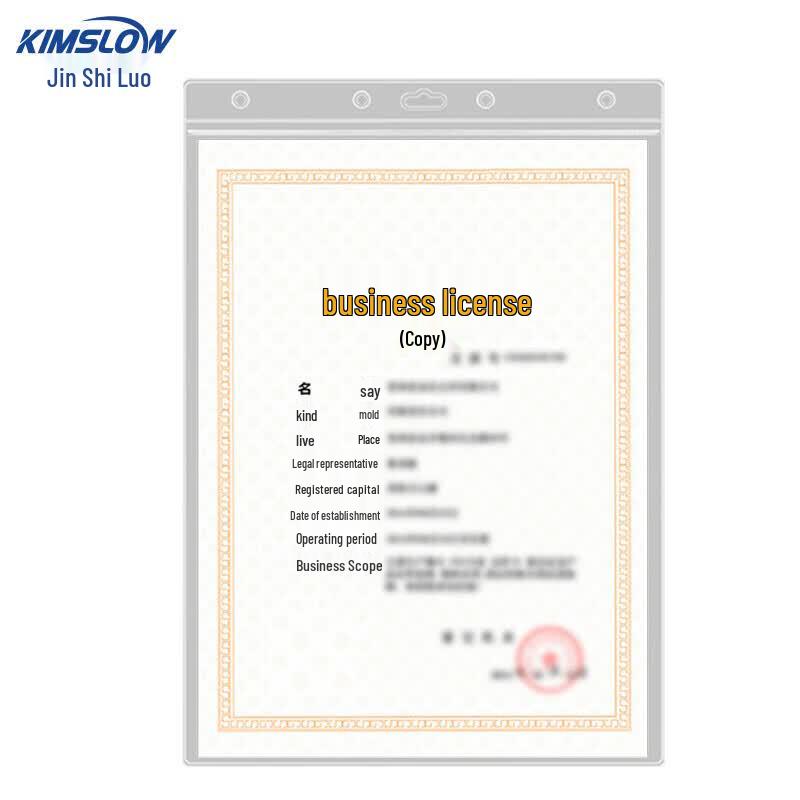 A4 Vertical PVC Transparent Document Holder