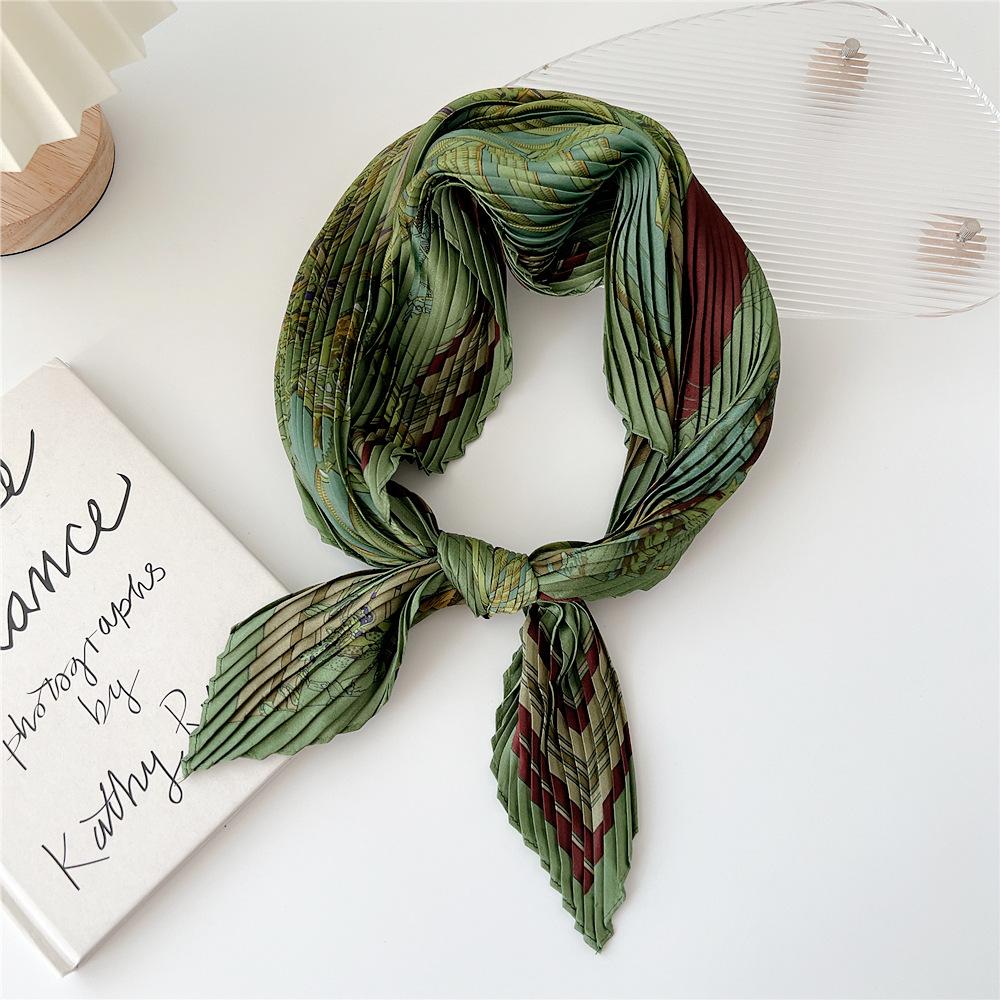 70cm Fold Square Scarf Women Spring Summer Fashion Bandanas Bag Hat Head Hair Shawl Wraps