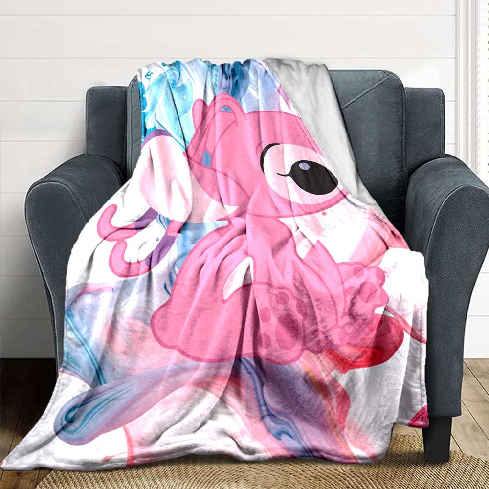 Pink Stitch Water Blanket Soft Throw Blanket For Home Bedroom Bed Sofa Travel Office Solid Christmas Blanket