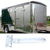 RV Trailer Door Strap Hinge 12 Inch Metal Trailer Door Offset Bent Hinge for Side Door Enclosed Cargo Utility