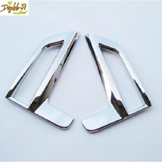 2PCS ABS Chrome Front Fog Lamp Fog Light Cover Trim For Nissan Rogue 2017 - 20