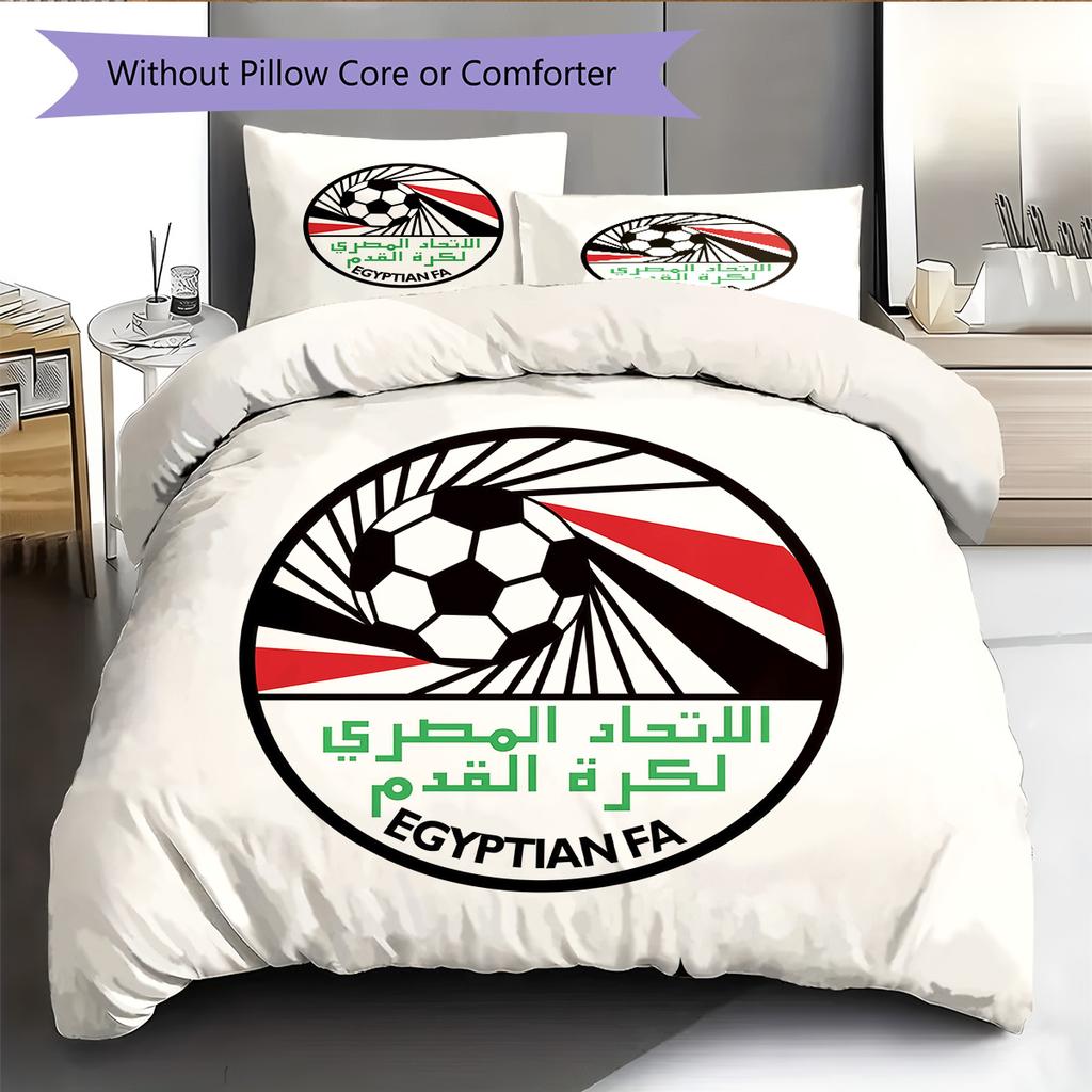 EFA Logo Pattern Bedding Quilt Set  Home Decoration  Gift (1 * duvet cover + 2 * pillowcase  without core)
