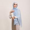 Newest Solid Color Island Satin Premium Silk-like Shawl Wrinkle Shimmer Hijab Elegent Women's Silk Scarf Pashminas De Mujer