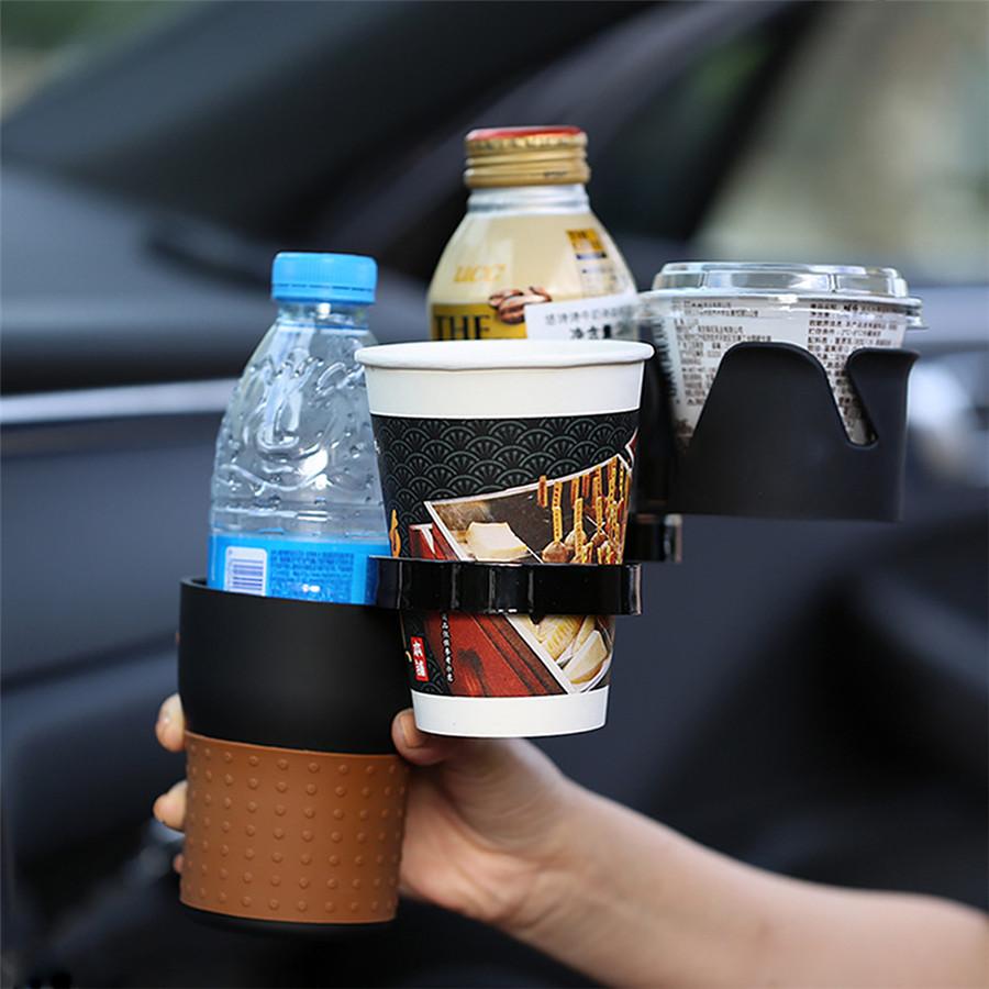 4in1 Multifunction Auto Car Seat Cup Holder Water Bottle Drink Coffee Adjustable