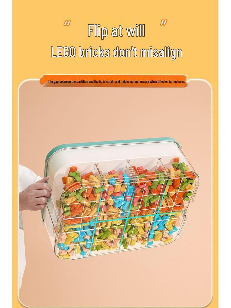 Children's Lego Storage and Sorting Organizer Box