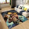 He Man and the Masters of the Universe Area Rug,Carpet Rug for Living Room Bedroom Sofa Doormat Decoration,Non-slip Floor Mat