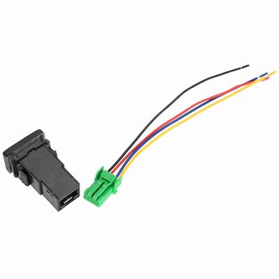 12V 4-pólový tlačidlový spínač pre Toyota s LED podsvietením
