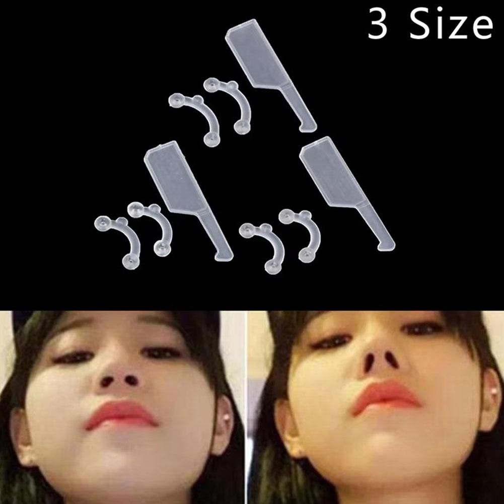 Beauty Nose Up Lifting Bridge Shaper Invisible Nose Beauty Device No Pain Nose Shaping Clip Massage Tool 3 Size