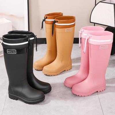 Dámské holínky Módní gumové holínky do půli lýtek Zimní teplé bavlněné holínky pro ženy Nepromokavé zahradní boty Botas Lluvia