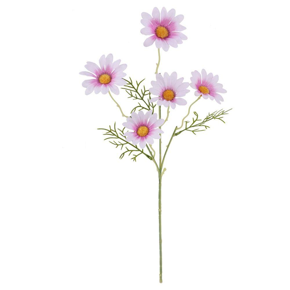 

Plastic Artificial Daisy Flowers DIY Fake Chrysanthemum Silk Daisy Flowers Photography Hotel Decor фиолетовый