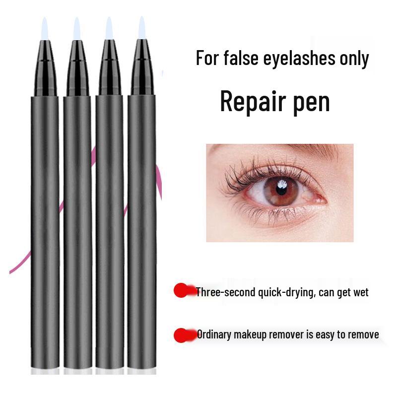 

Weishang Japanese-Style Self-Adhesive Natural False Eyelashes - One Pair, No Glue Needed Standard