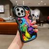Ae76 Dog Color Doodle Design Art Protective Phone Cases for Samsung S24 Plus S23 Ultra A14 A55 A06 Honor X9b Motorola OnePlus Big Wave TPU Back Cover