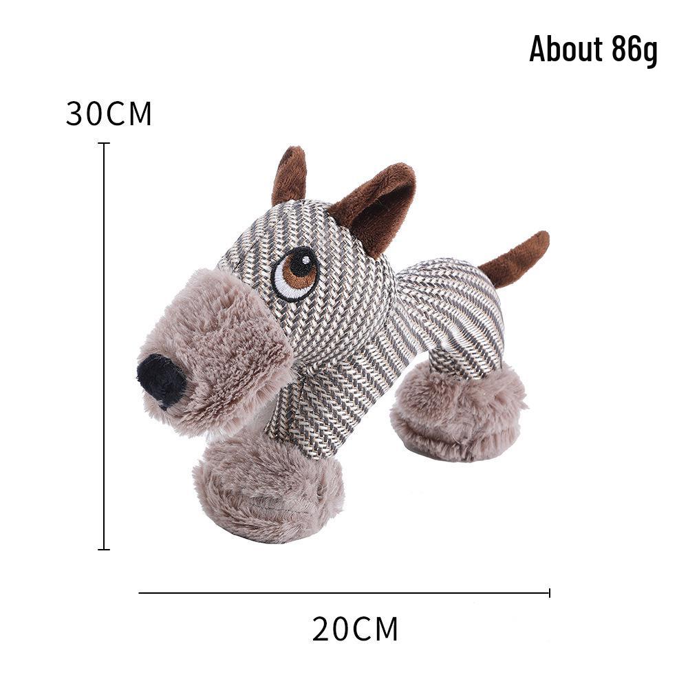 Popular Plush Pet Toy Set - Durable, Sounding Chew Toys for Dogs & Cats, Self-Entertainment & Boredom Relief