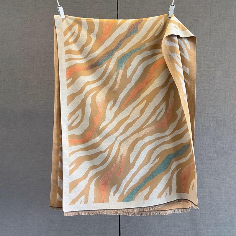 Soft Faux Cashmere Scarf Women With Paisley Warm Thick Wrap Shawl Winter