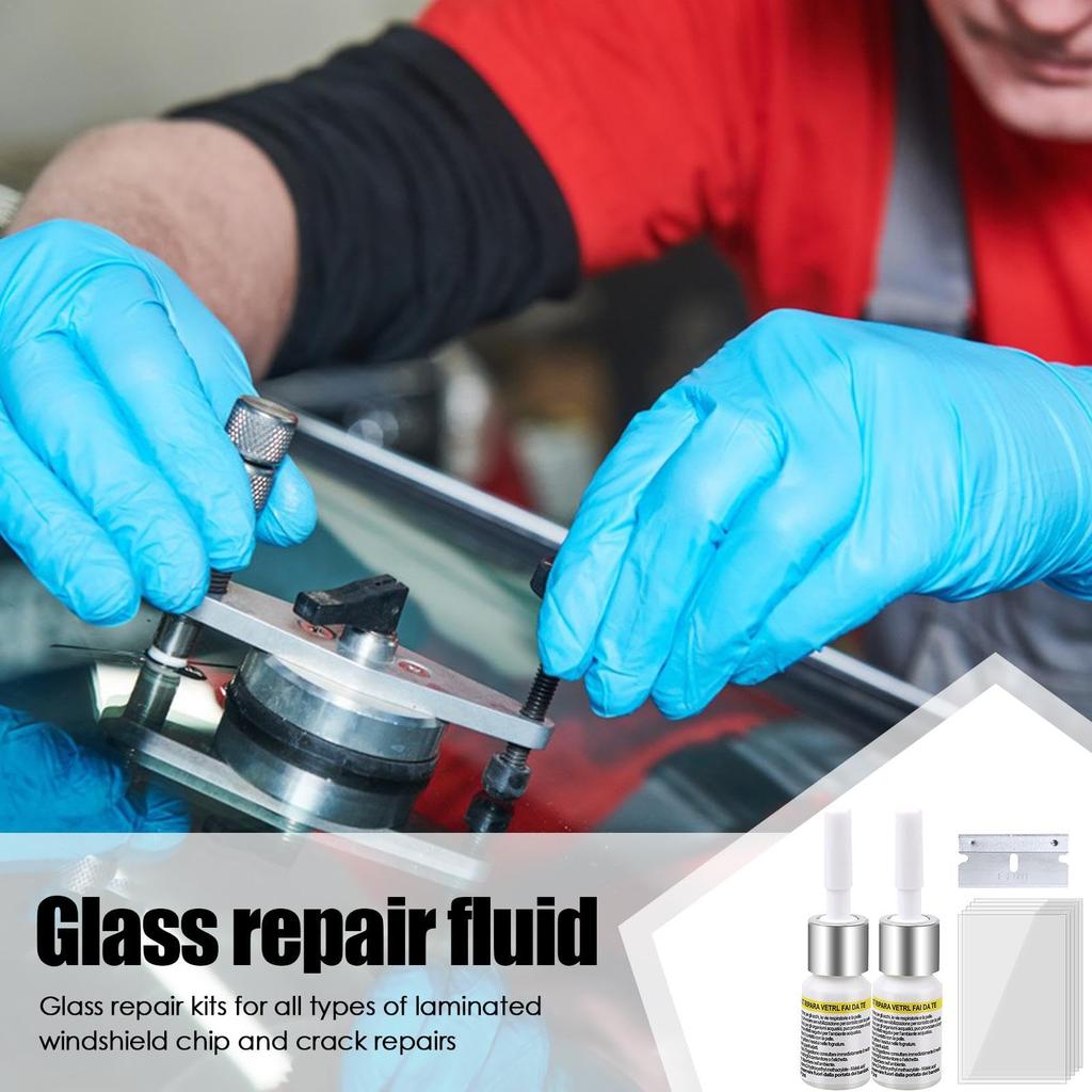 Glass Repair Kit Glass Repair Fluid Cracked Glass Repair Fluid Car Window Repair Kit