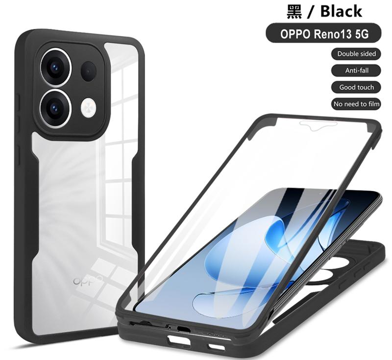 For Reno 13 5G Case Luxury 360 Full Body Protection Case For OPPO Reno 13 Reno13 Front Screen Shockproof Cover