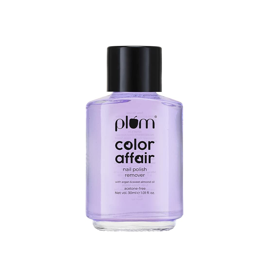 Plum Color Affair Acetone-Free Nail Polish Remover 30ml | Nourishing, Vitamin E-Infused, Vegan, Gentle Nail Care
