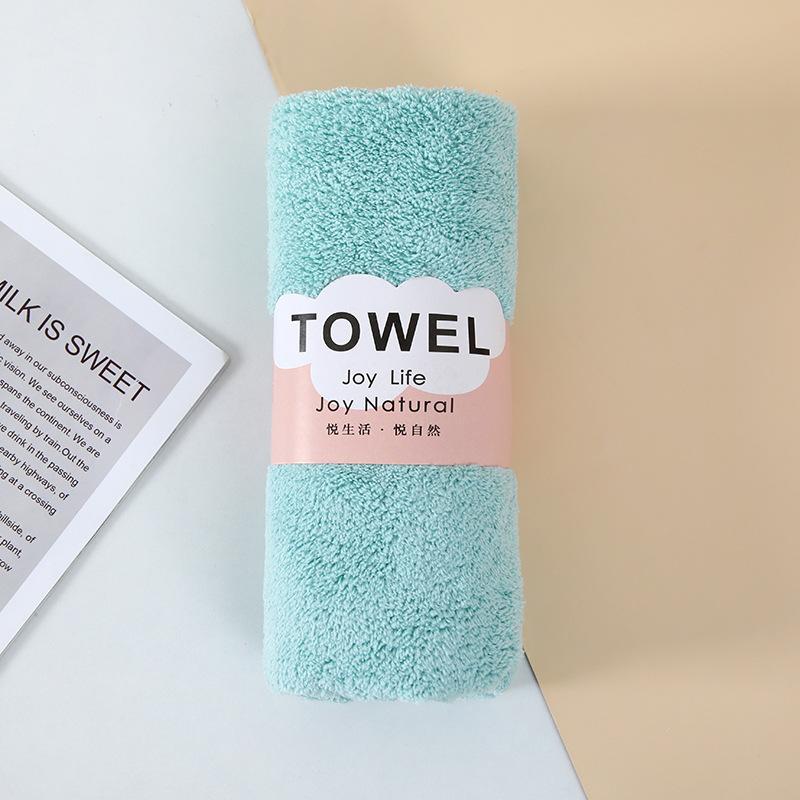 Face Towel Thickened Microfiber Absorbent Coral Fleece Towel Quick Drying Clean Face Soft Absorbent Towel