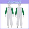 Super Mario Luigi Cosplay Costume For Kids And Teens With Polyester Fabric