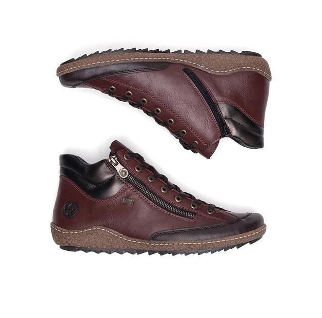 Ботильоны Rieker L7500-35 бордового цвета