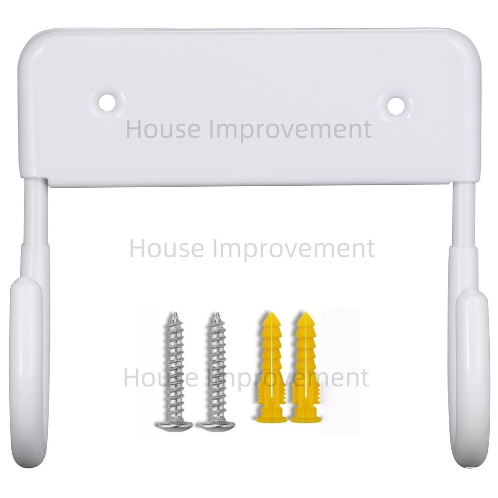 Iron Board Hanger Holder Ironing Board Hook Wall Mount Rack for Laundry Rooms Space-Saving Storage Rack Hanging Shelf Hanger