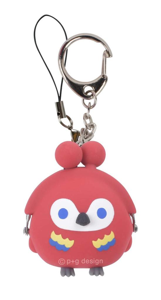 Design 3D FRIENDS BIRD Papuga x x p+g POCHI-Bit Brelok, Czerwony, Rozmiar Szer.4,7 Wys.5,4 Gł.3,2cm, PG-34601
